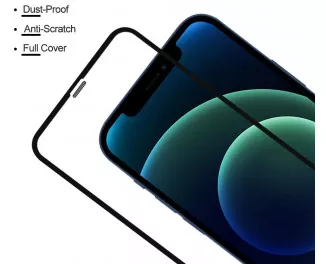 Захисне скло Apple iPhone 12 Pro Max DOBERMAN 2.5D Full Screen Dust-proof Glass