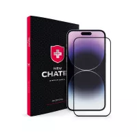 Защитное стекло для Apple iPhone 17 / 17 Pro / 16 Pro  +NEU Chatel Corning Gorilla Glass with Mesh Front Black