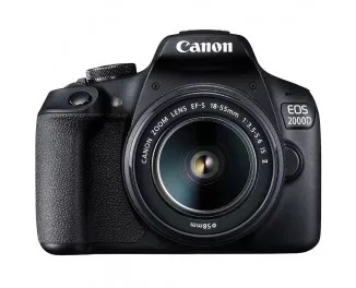 Зеркальный фотоаппарат Canon EOS 2000D kit (18-55mm) IS II (2728C003AA)