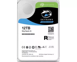 Жорсткий диск 12 TB Seagate SkyHawk AI Surveillance (ST12000VE001)