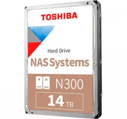 Жесткий диск 14 TB Toshiba N300 (HDWG51EUZSVA)