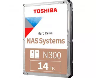 Жесткий диск 14 TB Toshiba N300 (HDWG51EUZSVA)