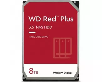 Жорсткий диск WD Red Plus 8TB/3.5/5640/256/S3.0 (WD80EFPX)