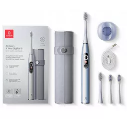 Зубная электрощетка Oclean X Pro Digital Set Electric Toothbrush Glamour Silver (6970810552584)