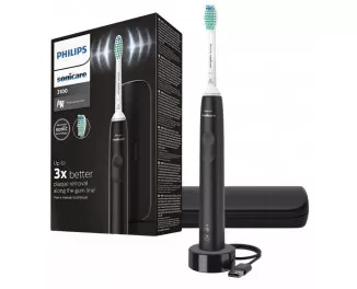 Зубная электрощетка PHILIPS Sonicare 3100 series (HX3673/14) Black